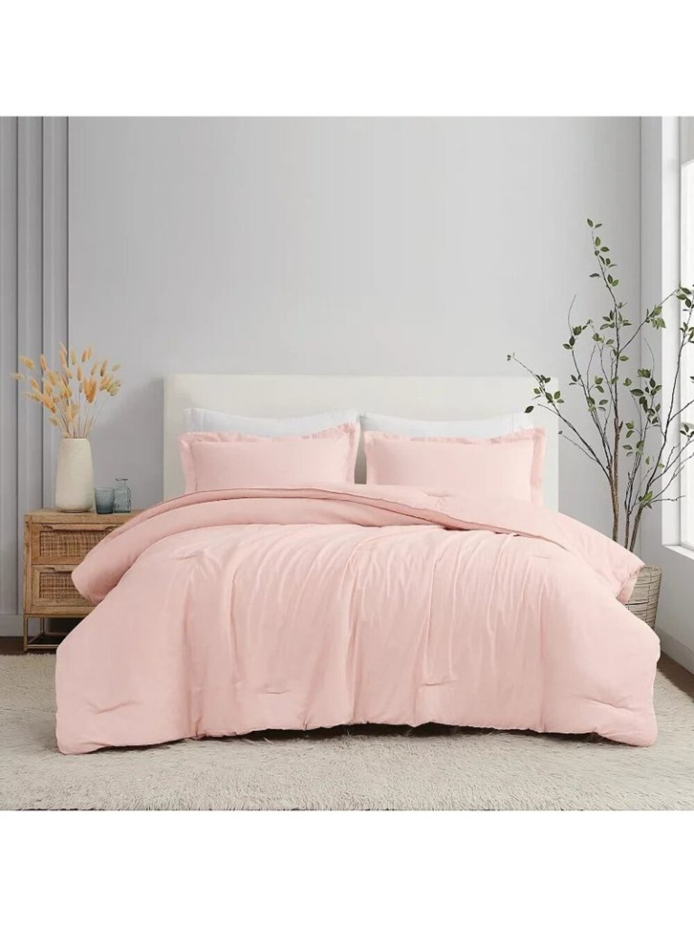 Brooklyn Loom Linen 3 Pc Comforter Set $439 Blush